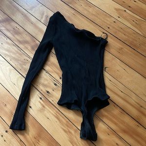 Off the shoulder body suit